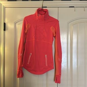 lululemon athletica Women's Jacket - Coral and Orange